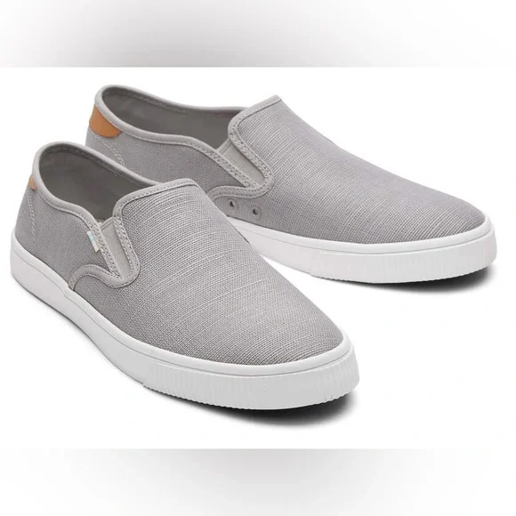 Toms | Shoes | Baja Grey Heritage Canvas Slip On Sneaker Men  display picture 2